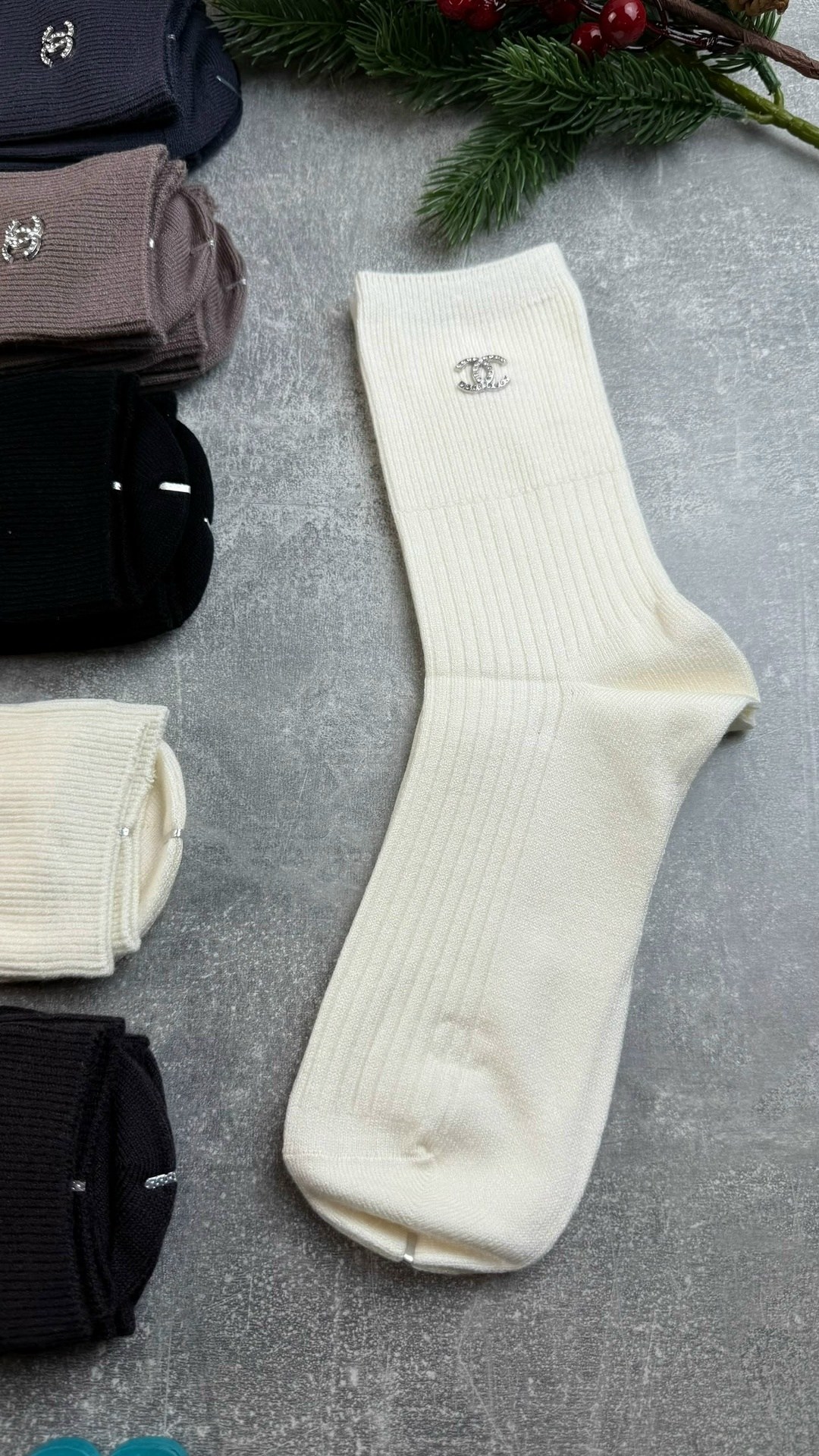 носки chanel,модные носки из чистого хлопка chanel,брендовые носки,носки,мужские носки