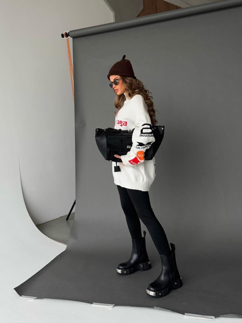 свитшот с начесом оверсайз базовый кофта only she,свитшот женская,свитшот balenciaga,свитшот,свитшот толстовка