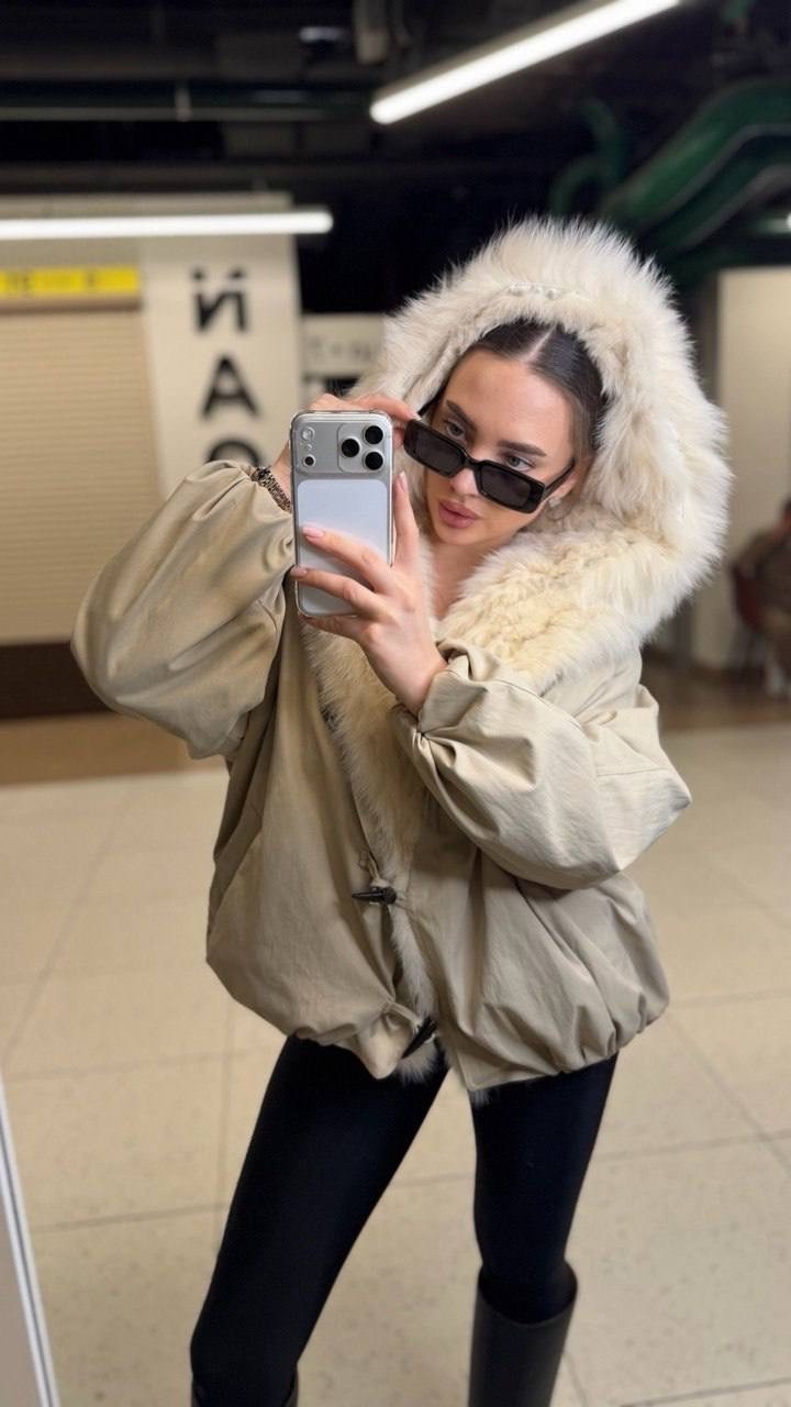 куртка с меховым подкладом женская,куртка женская,куртка,парка женская,куртка женская бежевая