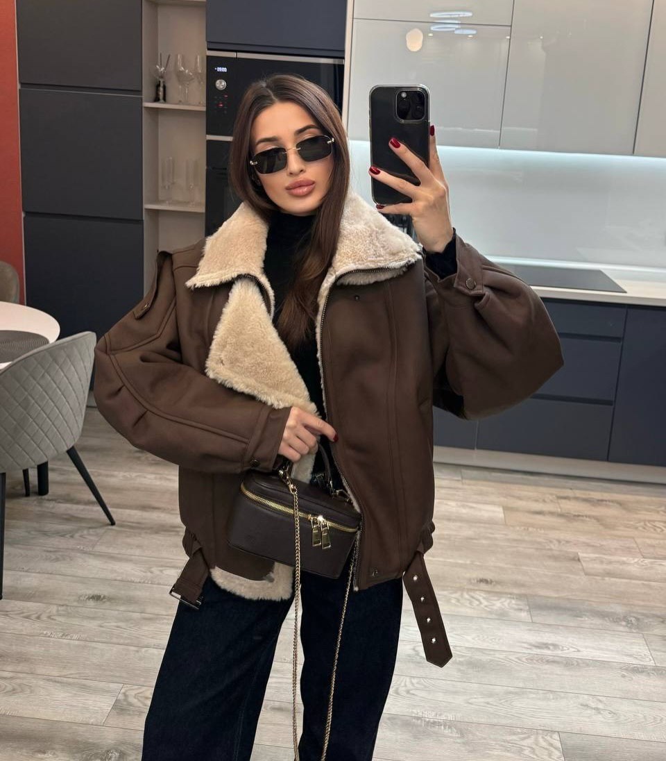 дубленка авиатор короткая оверсайз зимняя,дубленка женская авиатор,дубленка авиатор,дубленка женская,дубленка авиатор зимняя оверсайз