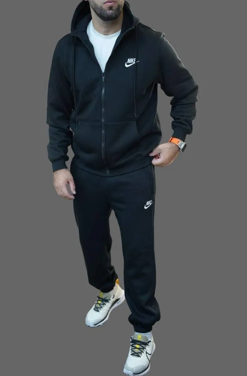 мужской спортивный костюм nike,спортивный костюм nike на флисе,спортивный костюм nike черный теплый,спортивный костюм nike,костюм спортивный nike(nike aw77 flc hoody trk st)