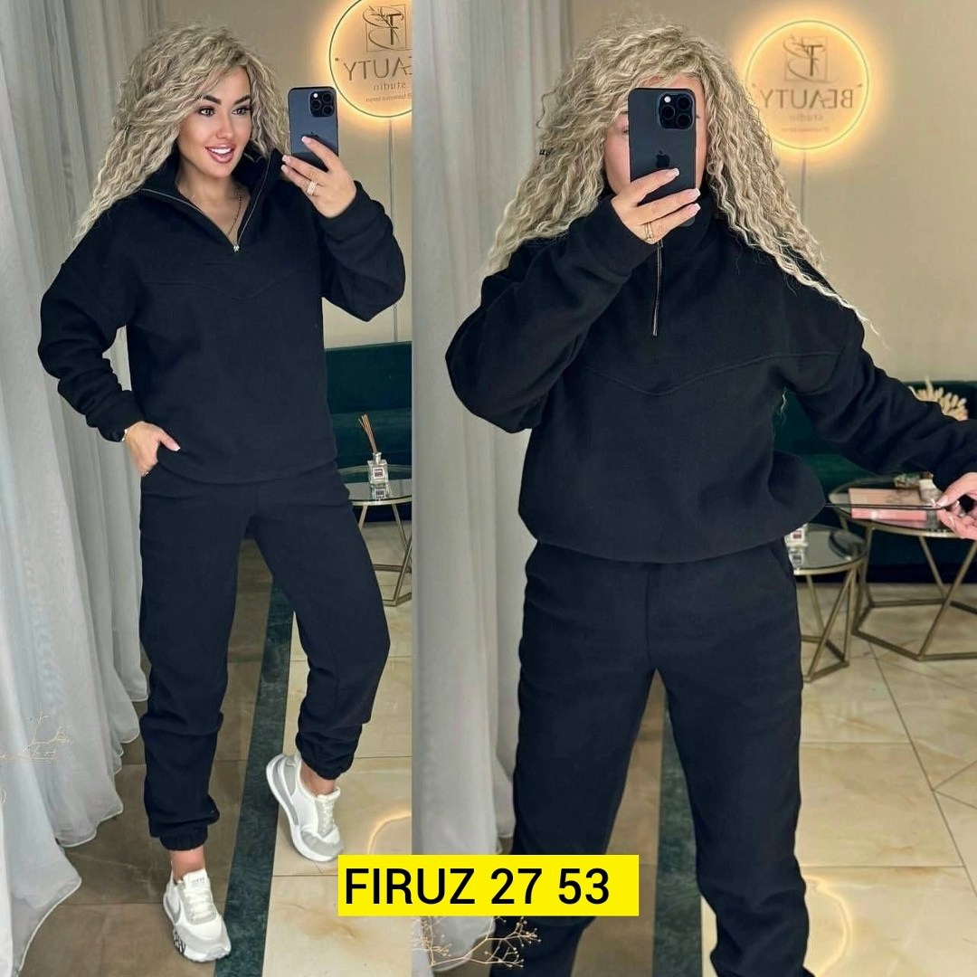 костюм женский на флисе,cпортивный костюм женский на флисе,теплый костюм на флисе,костюм женский на флисе: толстовка и штаны арт. 1347667,костюм теплый женский