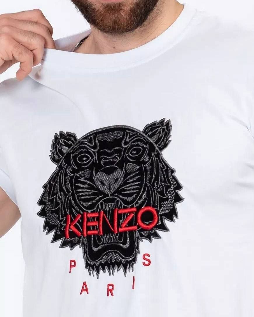 мужские футболки kenzo,футболка kenzo,футболка мужская белая,футболка кензо,хлопковая футболка kenzo