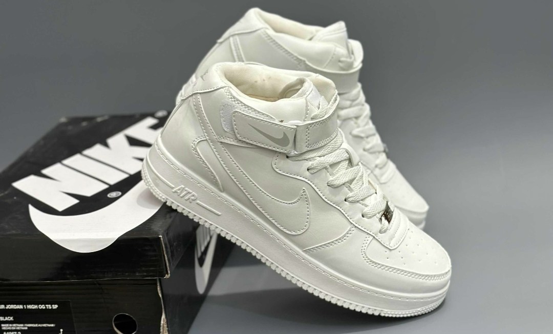 кросcовки nike air force 1,nike air force 1 mid (white),nike air force 1 mid,nike air force 1,зимние кроссовки nike air force