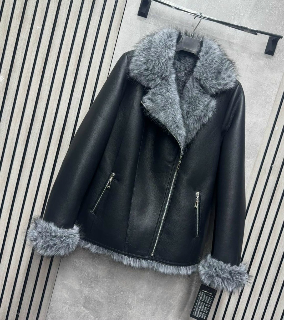 дубленка зимняя,aftf basic дубленка черная авиатор,дубленка,женская дубленка,дубленка косуха