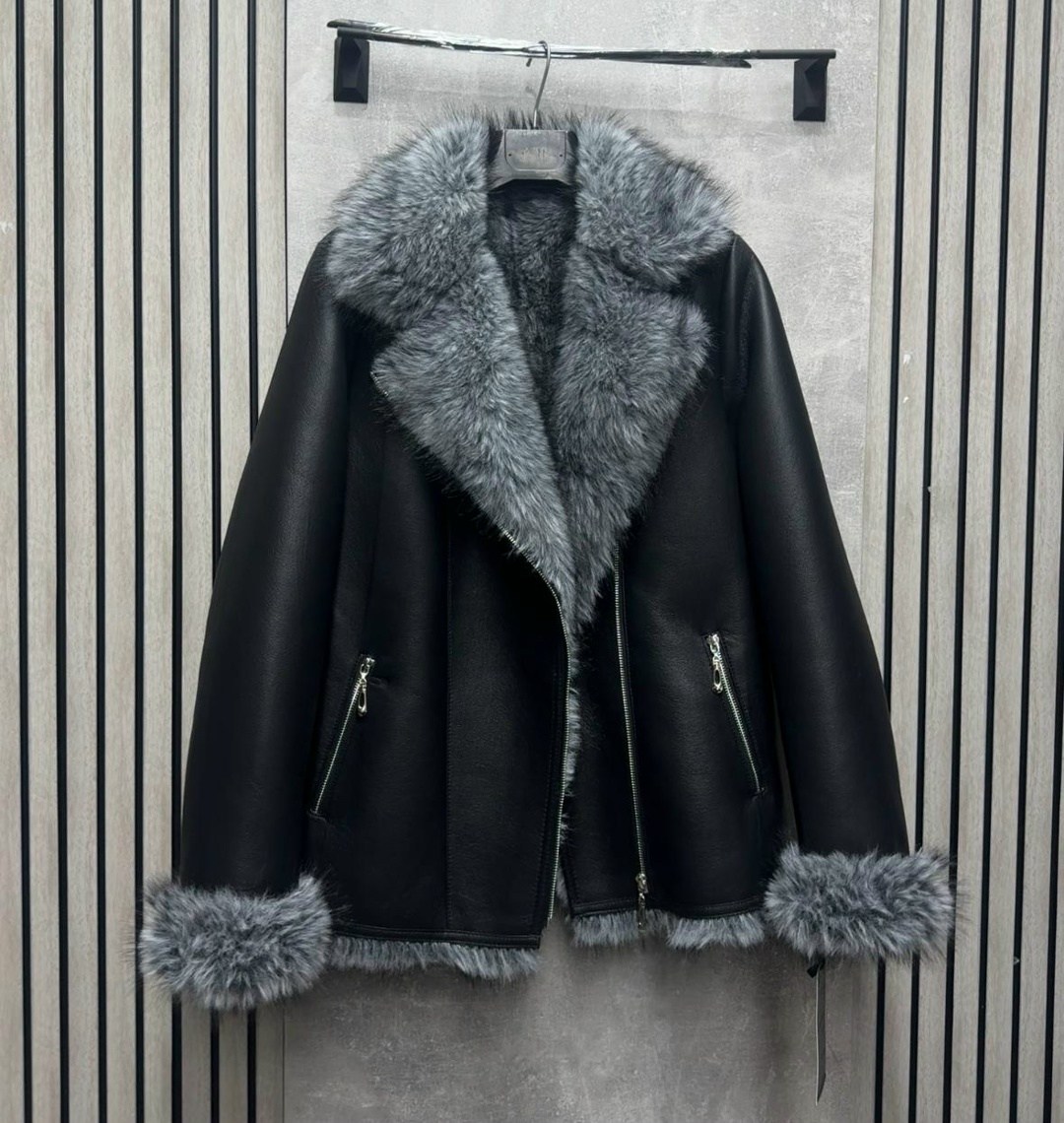 дубленка зимняя,aftf basic дубленка черная авиатор,дубленка,женская дубленка,дубленка косуха