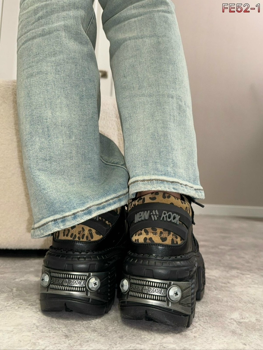 ботинки new rock,,кроссовки new rock,ботинки кроссовки new rock на липучке на высокой подошве,коричневые кроссовки на платформе new rock edition vetements