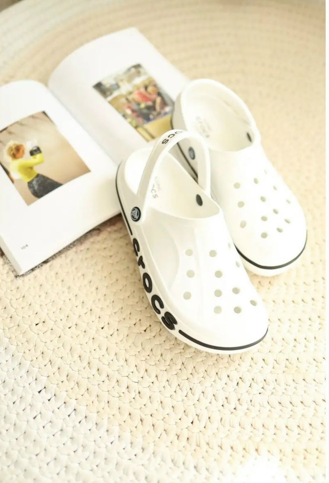 шлепанцы крокс белые,crocs сабо,сабо crocs bayaband,кроксы,кроксы женские