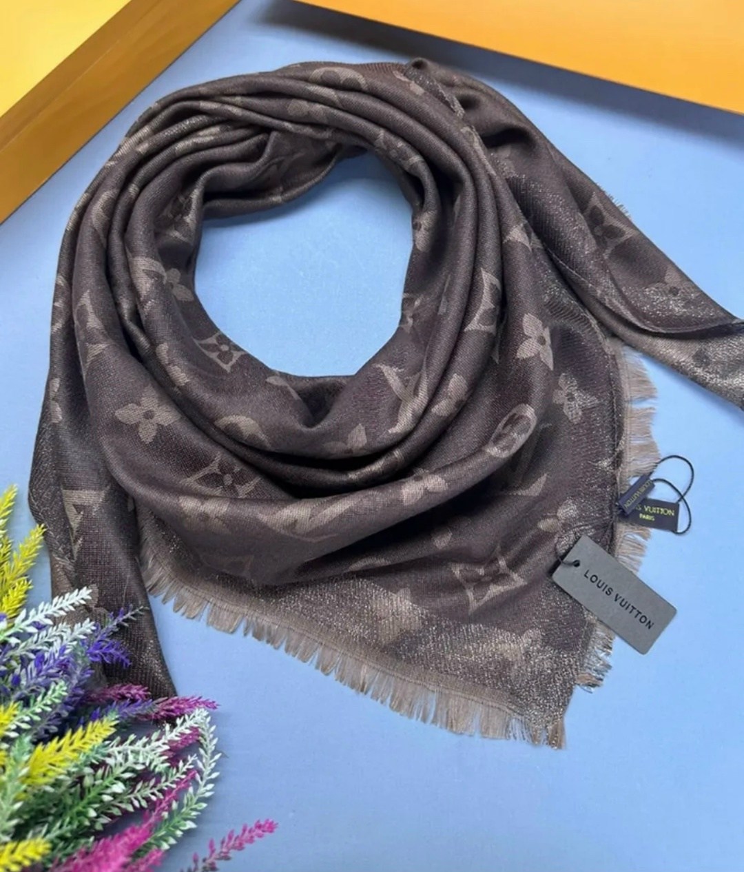 платок луи виттон,палантин женские,шарф луи виттон,палантин,шарфы и платки