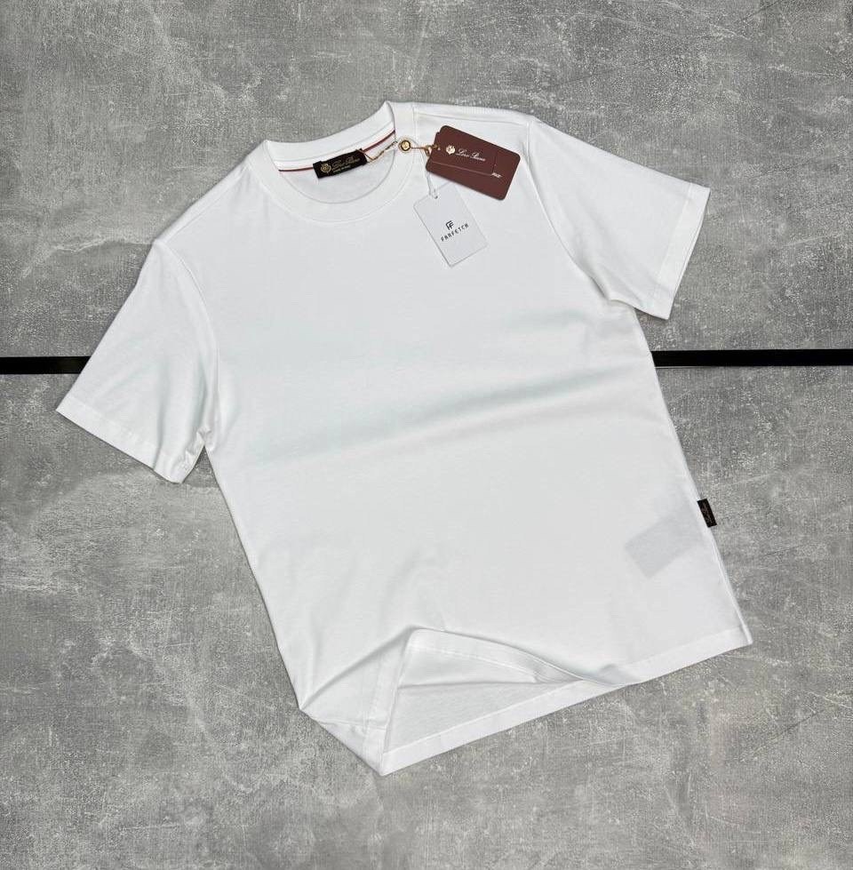 футболка белая мужская,футболка loro piana,футболка мужская,футболка дольче габбана мужская,стильная футболка