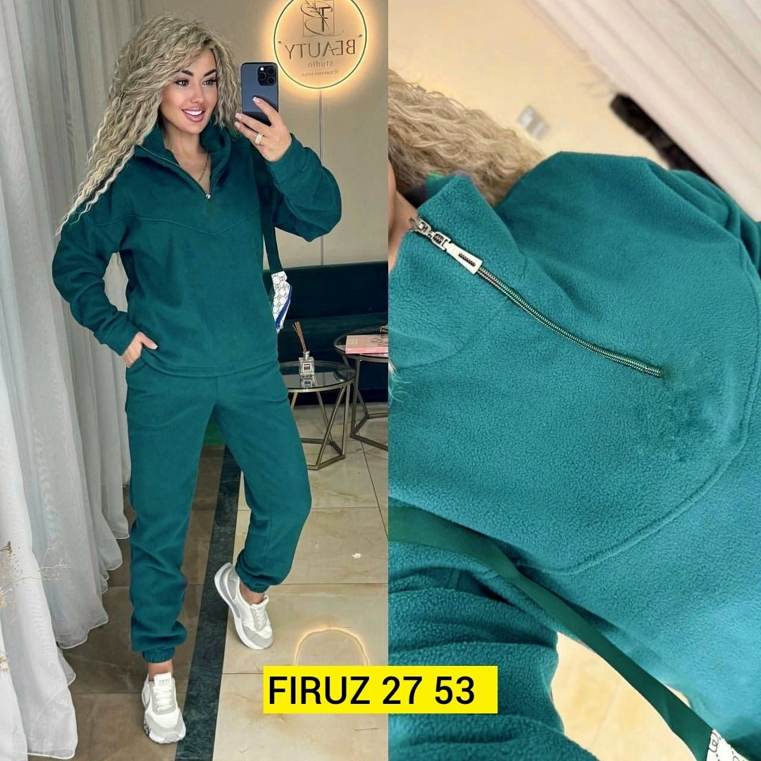костюм женский на флисе,cпортивный костюм женский на флисе,теплый костюм на флисе,костюм женский на флисе: толстовка и штаны арт. 1347667,костюм теплый женский