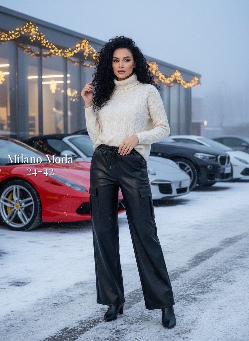 кожаные штаны,повседневные брюки,кожаные брюки карго,брюки с карманами,кожаные брюки