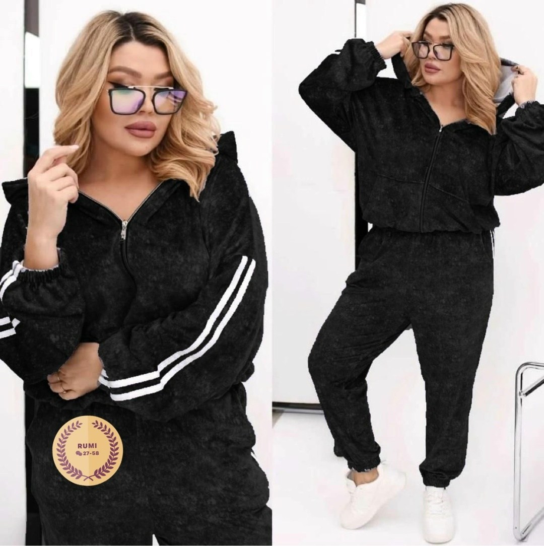 костюм велюровый спортивный больших размеров арт. 11730520,костюм спортивный женский,женский спортивный костюм больших размеров,спортивный костюм,костюмы спортивные велюровые