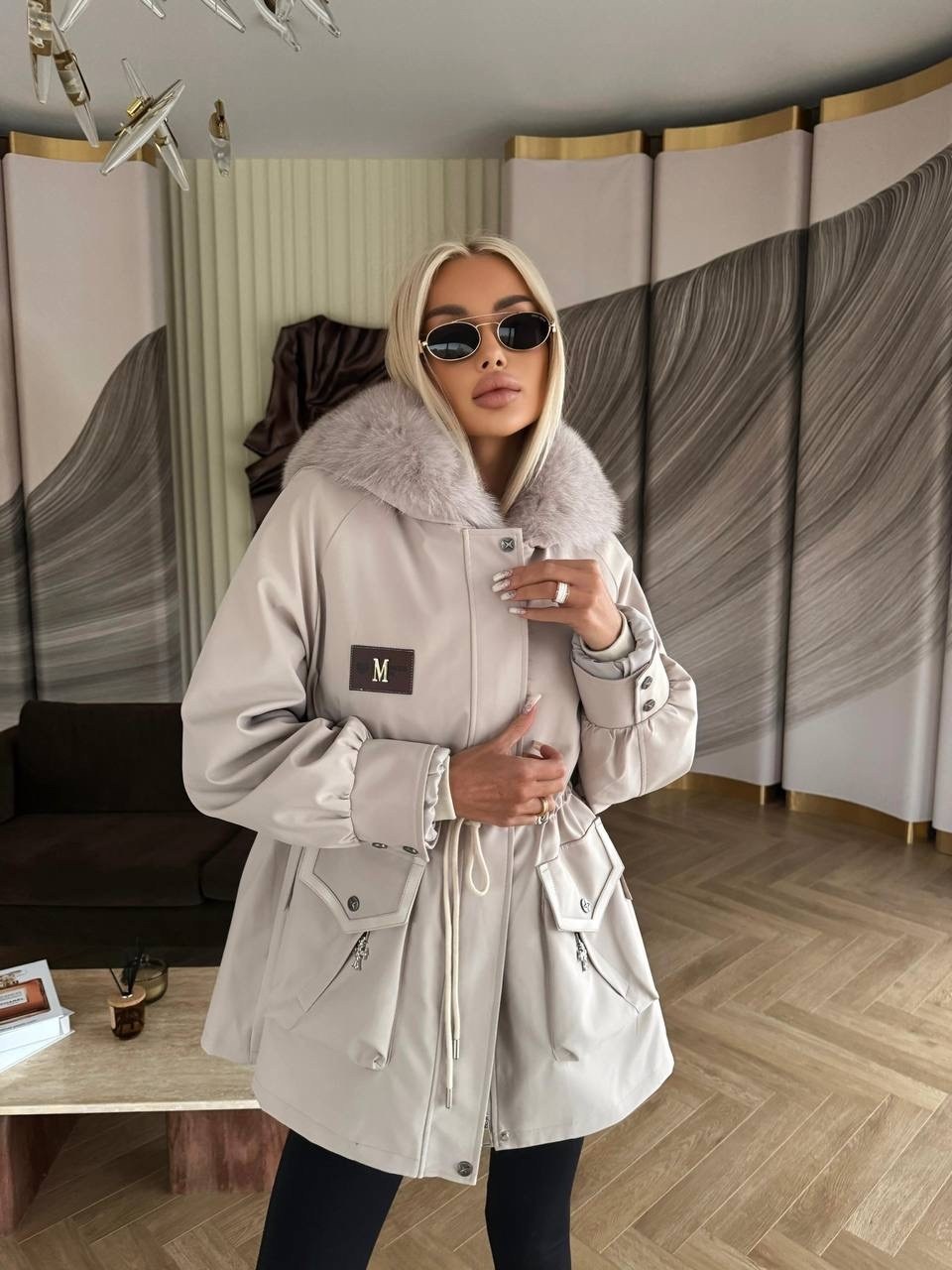 парка с натуральным мехом,парка с мехом,женская парка с натуральным мехом,женская парка,парка с меховым