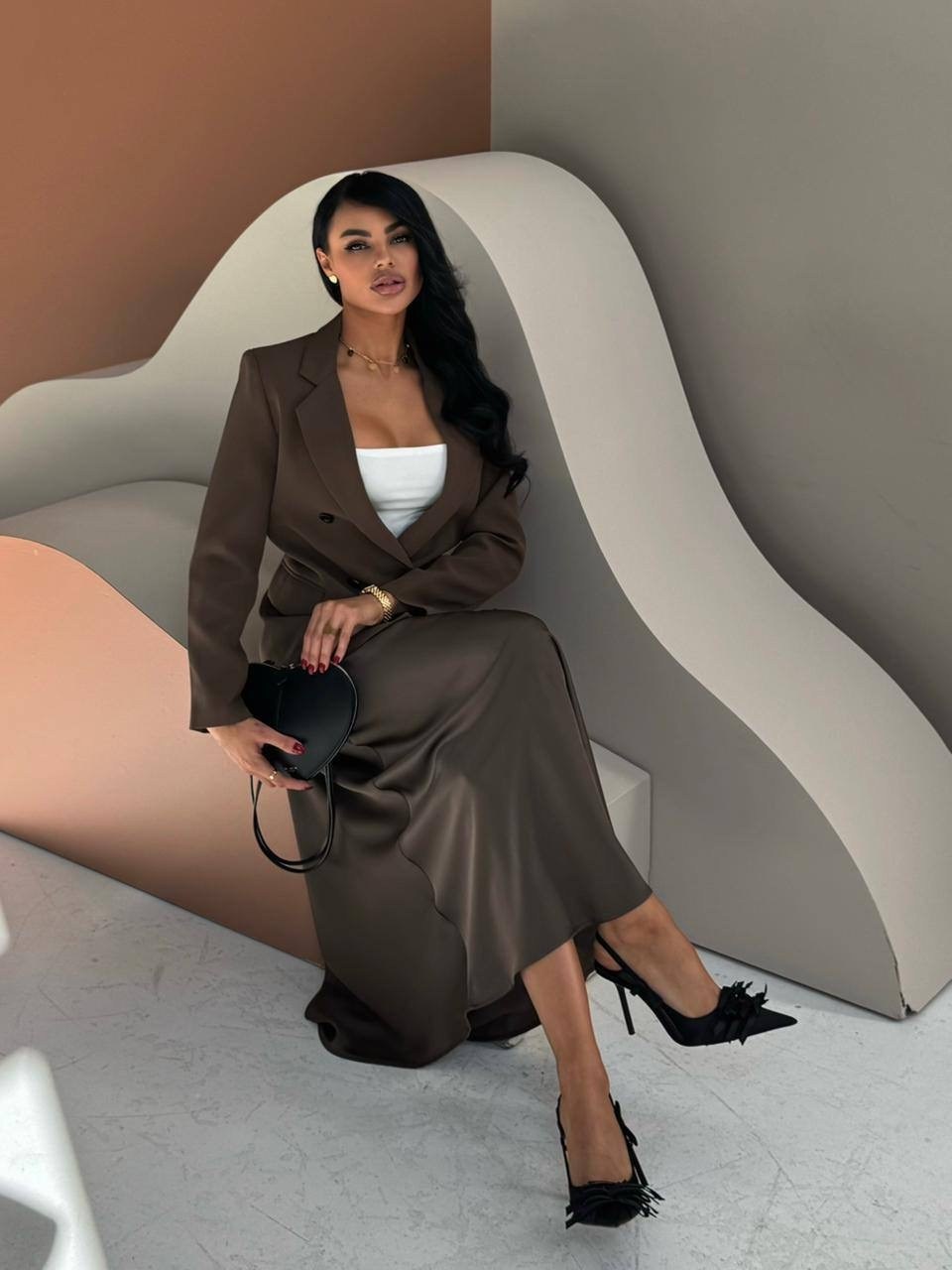 костюмы брючные,жакет двубортный "шоколад",жакет,брючный костюм женский деловой,пиджак