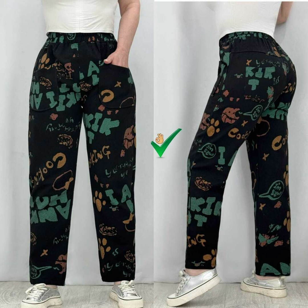 брюки с принтом,штаны с принтом,летние брюки,брюки для подростка,штаны женские