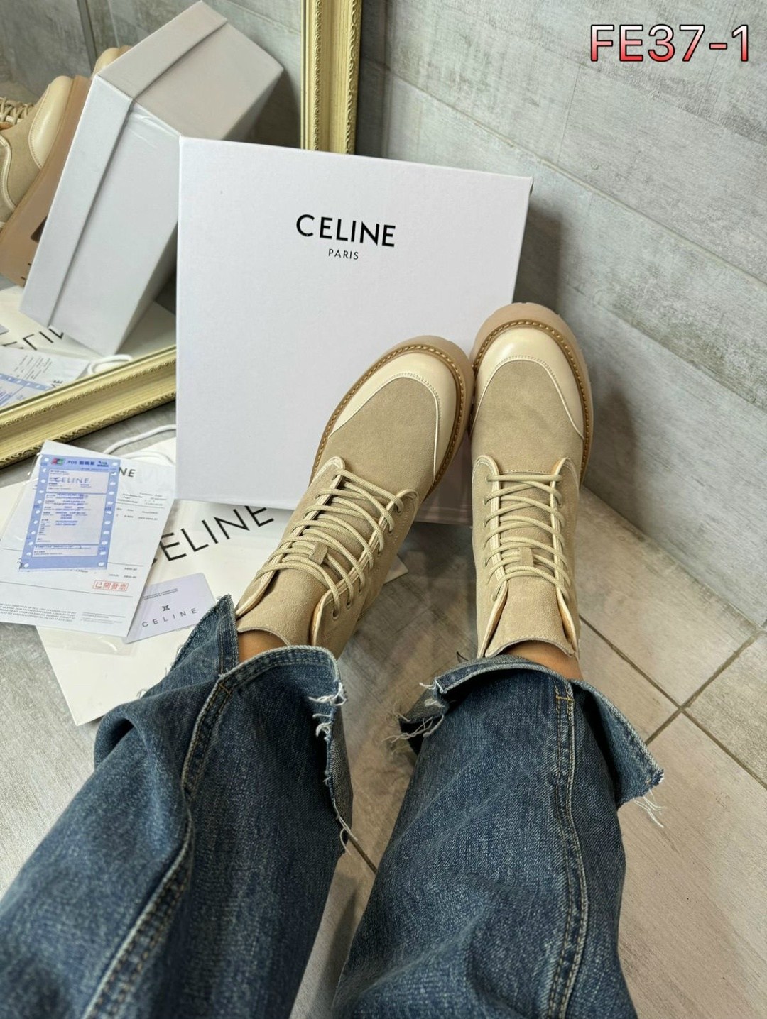 ботинки celine,ботинки женские celine,celine ботинки бежевые женские,ботинки celine вх7,женские ботинки celine натуральная кожа