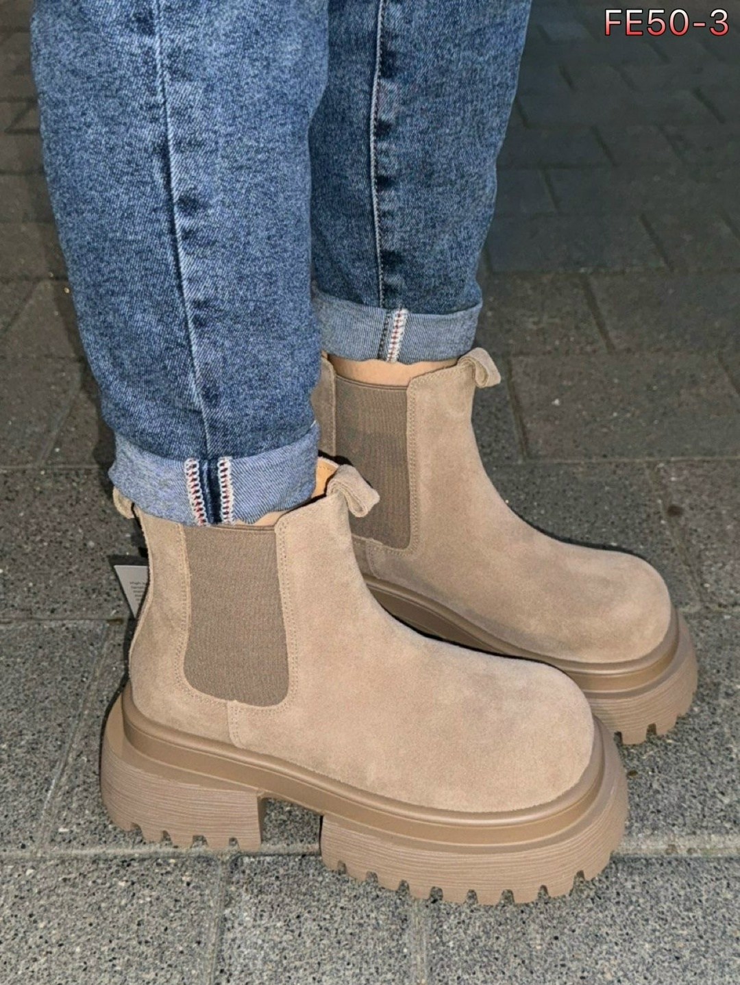 челси на платформе зимние натуральная замша ane 248246122,ботинки челси женские бежевые,,замшевые челси без платформы,женские бежевые замшевые удобные ботинки mold tonny black