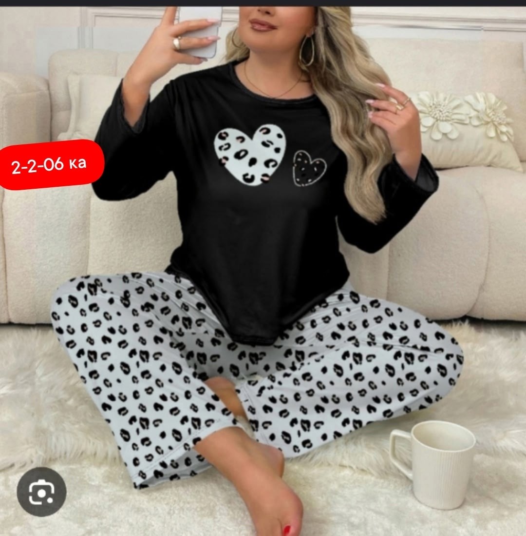 пижама женская maliq mq-10 белая l,женские пижамы двойки,пижама,пижамы женски,женская пижама