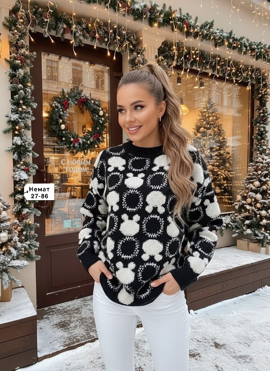 свитера женские,свитер новогодний,свитер женский новогодний,свитер,свитер женский с оленями