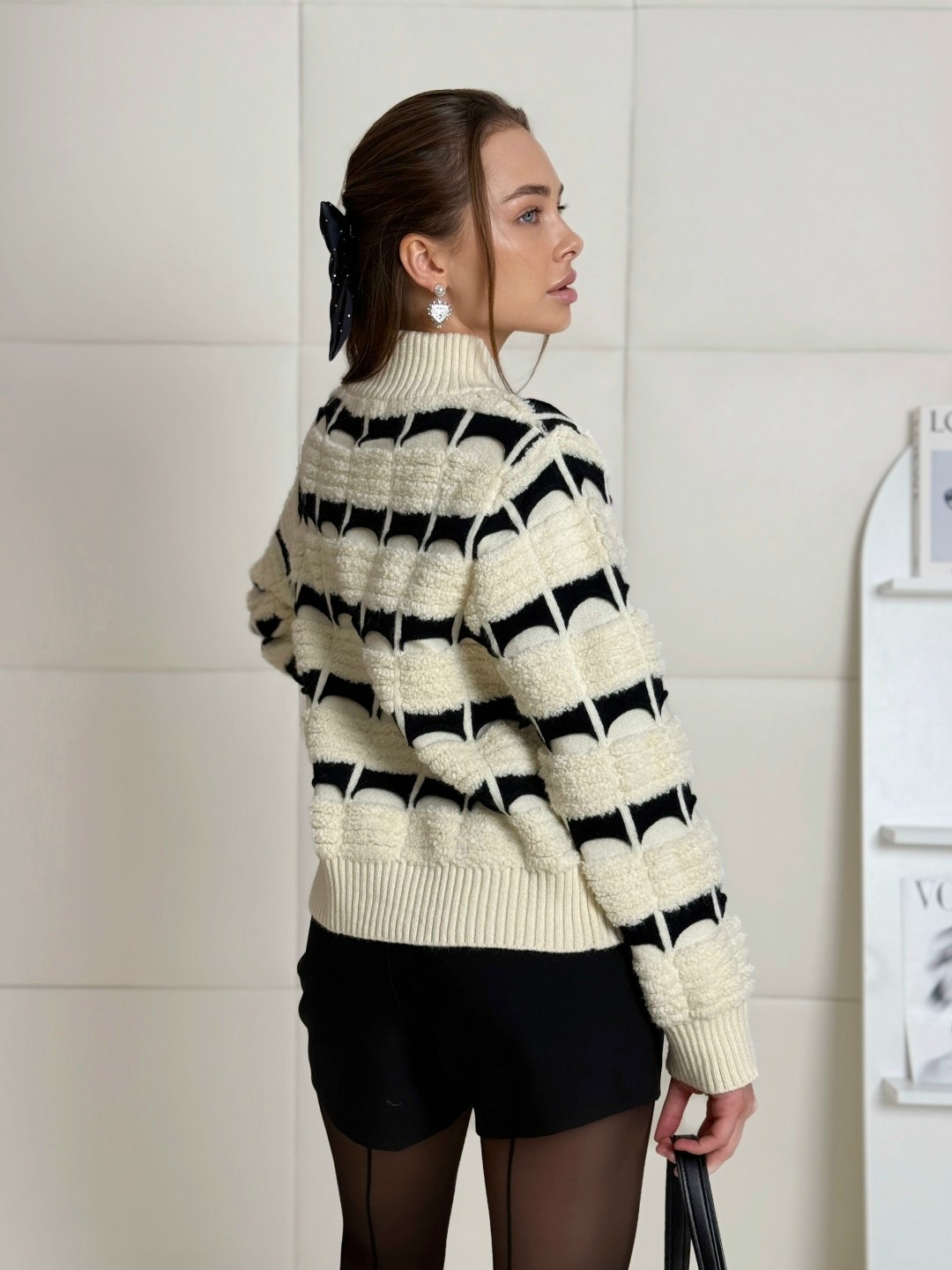 свитер с полоска,свитера женские,женская кофта,джемпер в полоску,свитер