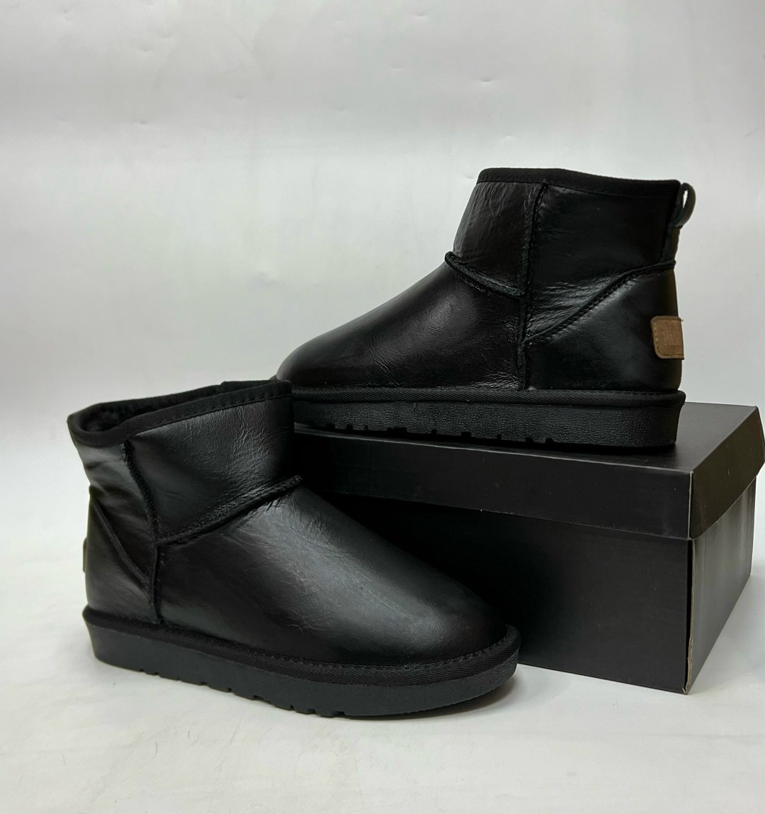 мужские угги ugg classic mini зимние черные,,угги мужские,угги,угги черные