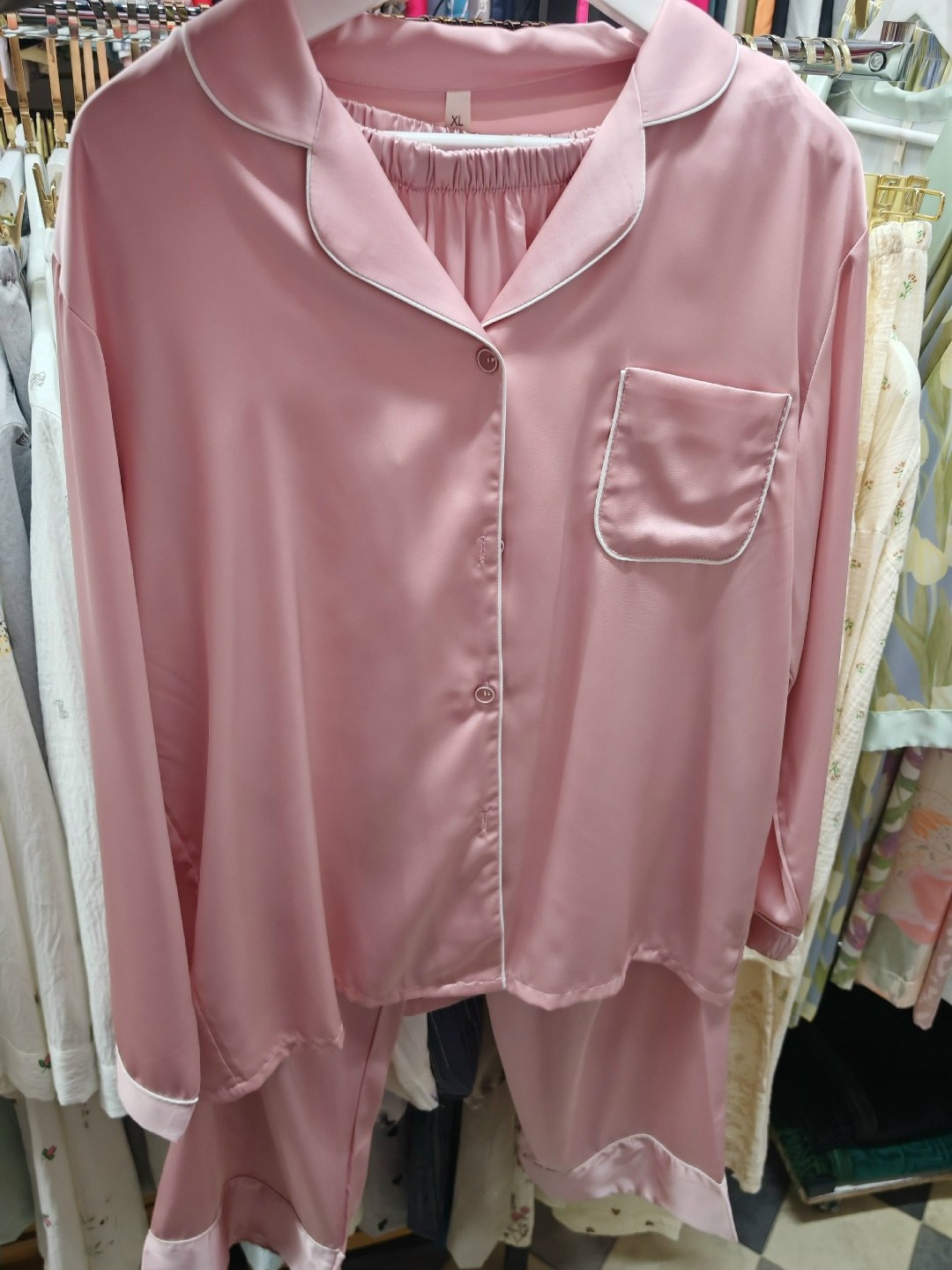 пижама женская шелковая с длинным рукавом и брюками,пижама женская шелковая,шелковые пижамы,пижамы женски,пижама женская шелковая cо штанами