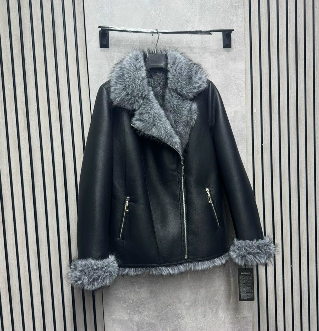 дубленка зимняя,aftf basic дубленка черная авиатор,дубленка,женская дубленка,дубленка косуха