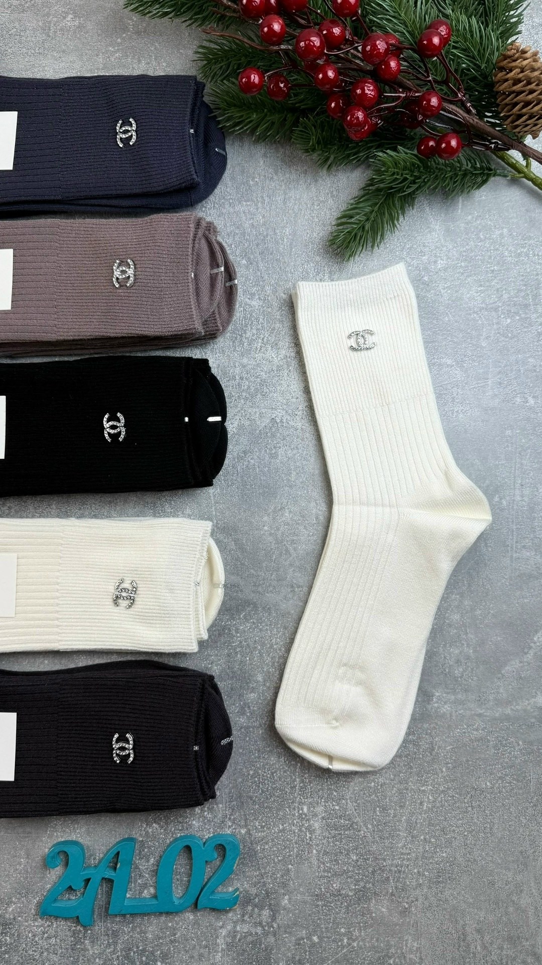 носки chanel,модные носки из чистого хлопка chanel,брендовые носки,носки,мужские носки