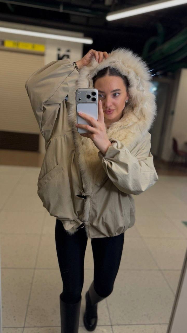 куртка с меховым подкладом женская,куртка женская,куртка,парка женская,куртка женская бежевая