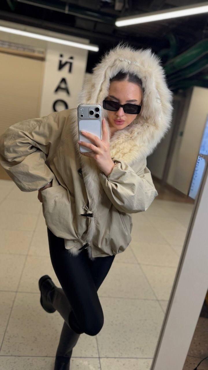 куртка с меховым подкладом женская,куртка женская,куртка,парка женская,куртка женская бежевая