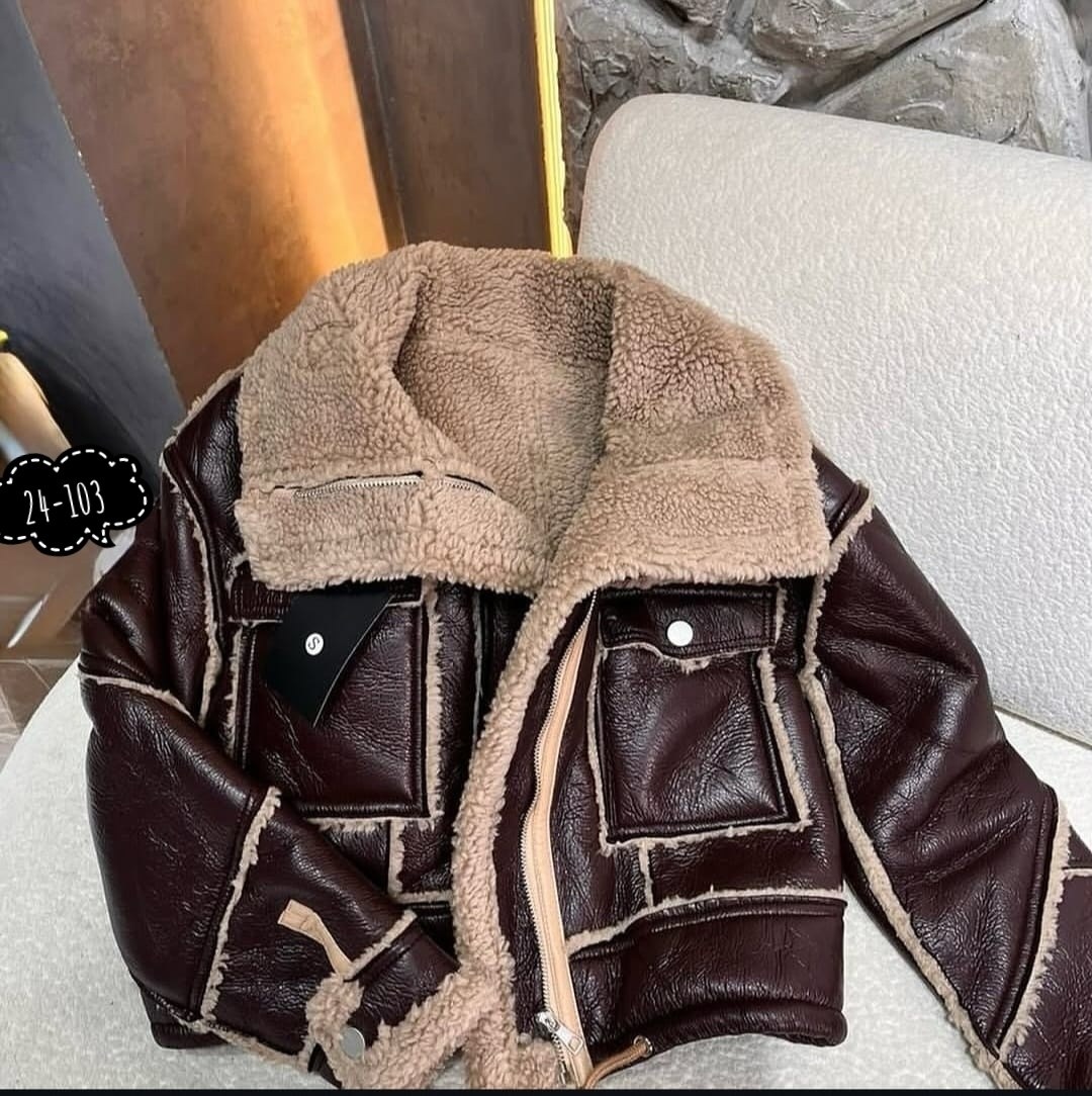 женская короткая куртка из искусственной кожи,женская куртка из искусственной кожи,дубленка авиатор,куртка из искусственной кожи,куртка дубленка