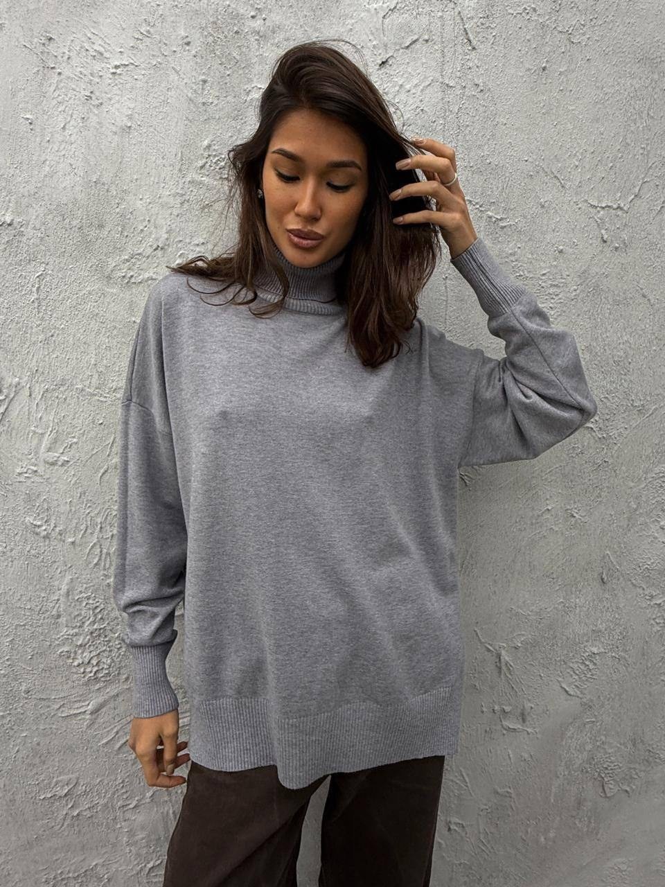 свитер с горлом оверсайз idp clo 256807230,свитер оверсайз джемпер,свитер оверсайз с высоким воротом,свитер с высоким воротом,свитер оверсайз с высоким воротником