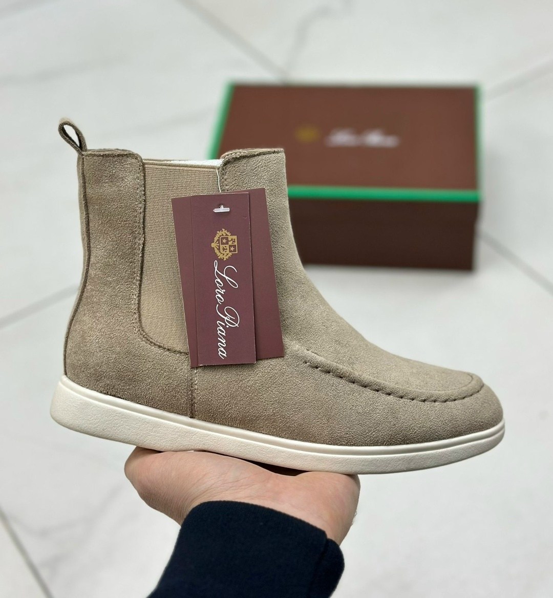 ,ботинки loro piana,замшевые ботинки,демисезонная ,замшевые ботинки loro piana