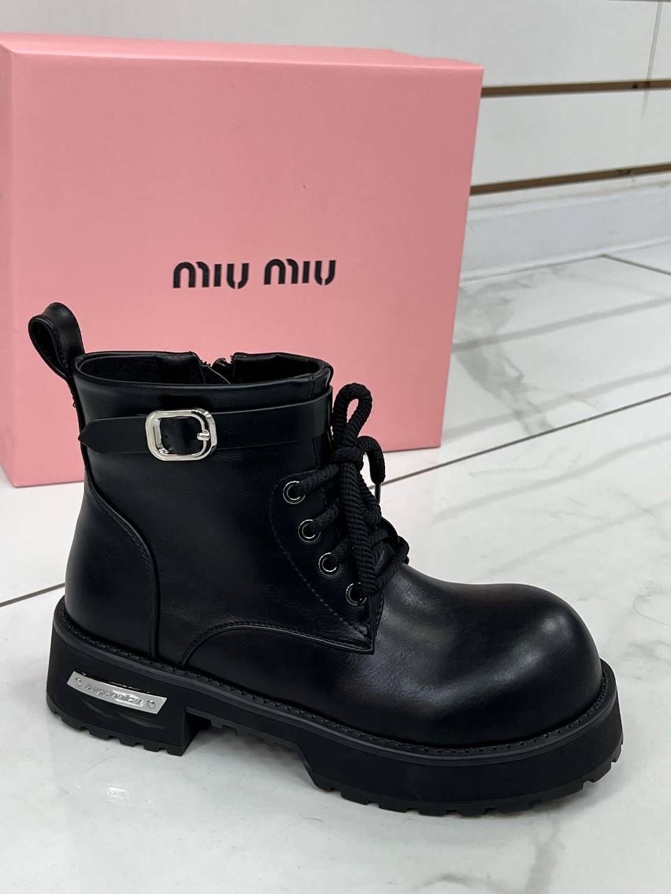 ,ботинки miu miu,ботинки,ботинки миу миу женские зимние, женская