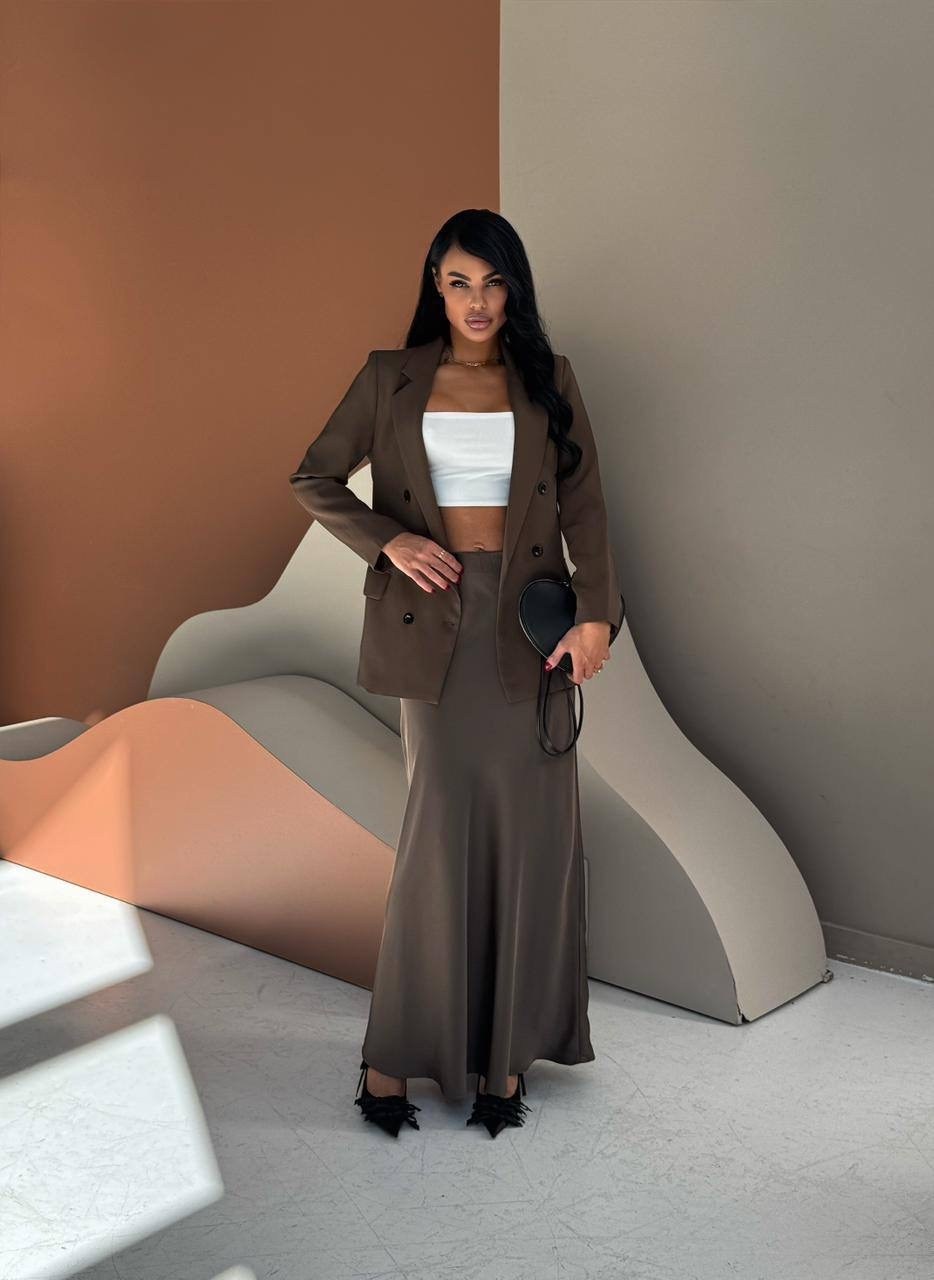 костюмы брючные,жакет двубортный "шоколад",жакет,брючный костюм женский деловой,пиджак