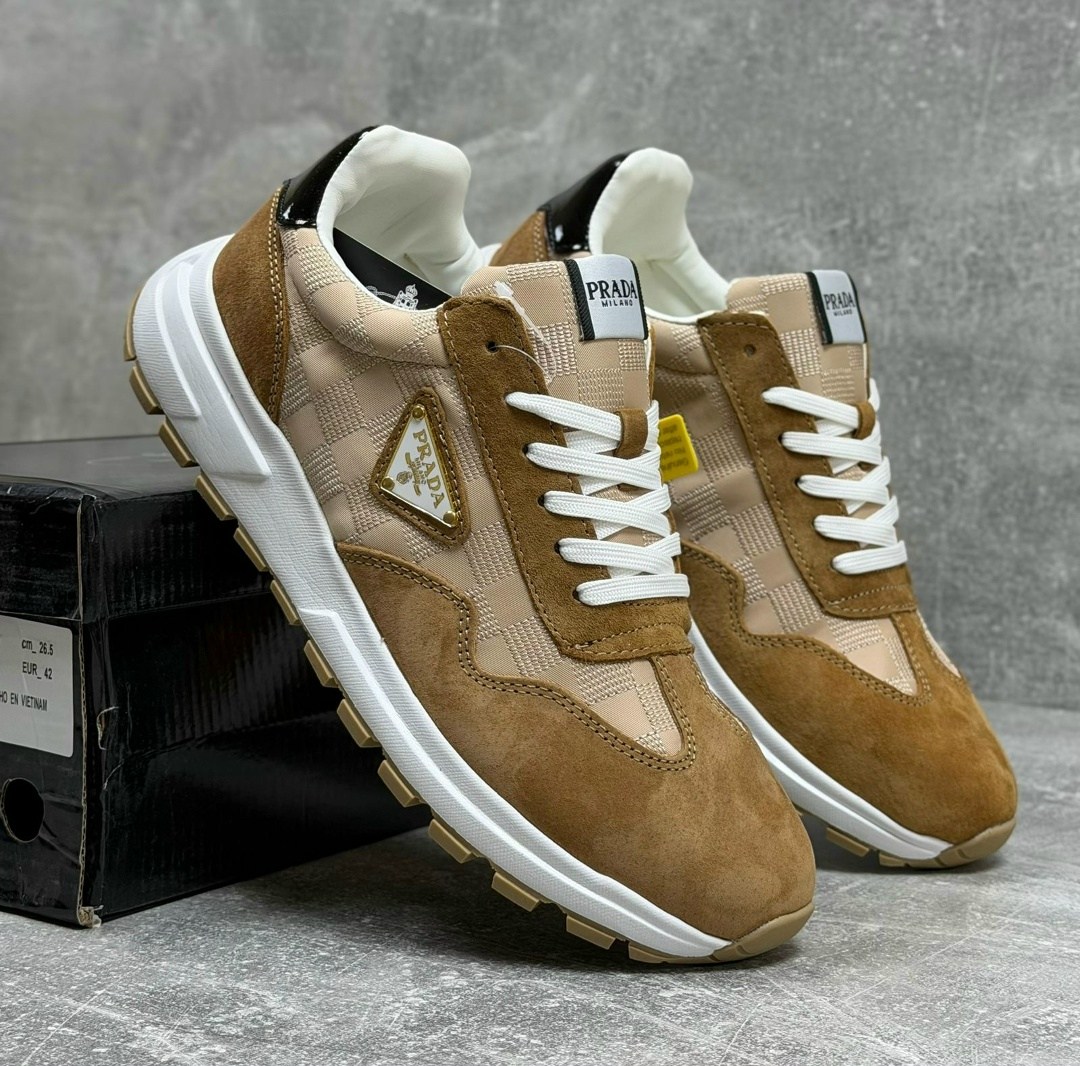 кроссовки prada,,мужские кроссовки prada,мужская  кроссовки,замшевые кроссовки
