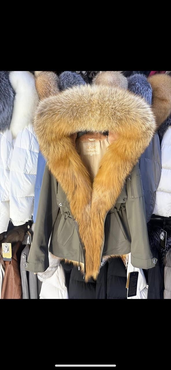 парка с чернобуркой,парка с натуральным мехом,парки с чернобуркой,парка с мехом чернобурки,парка женская с натуральным мехом