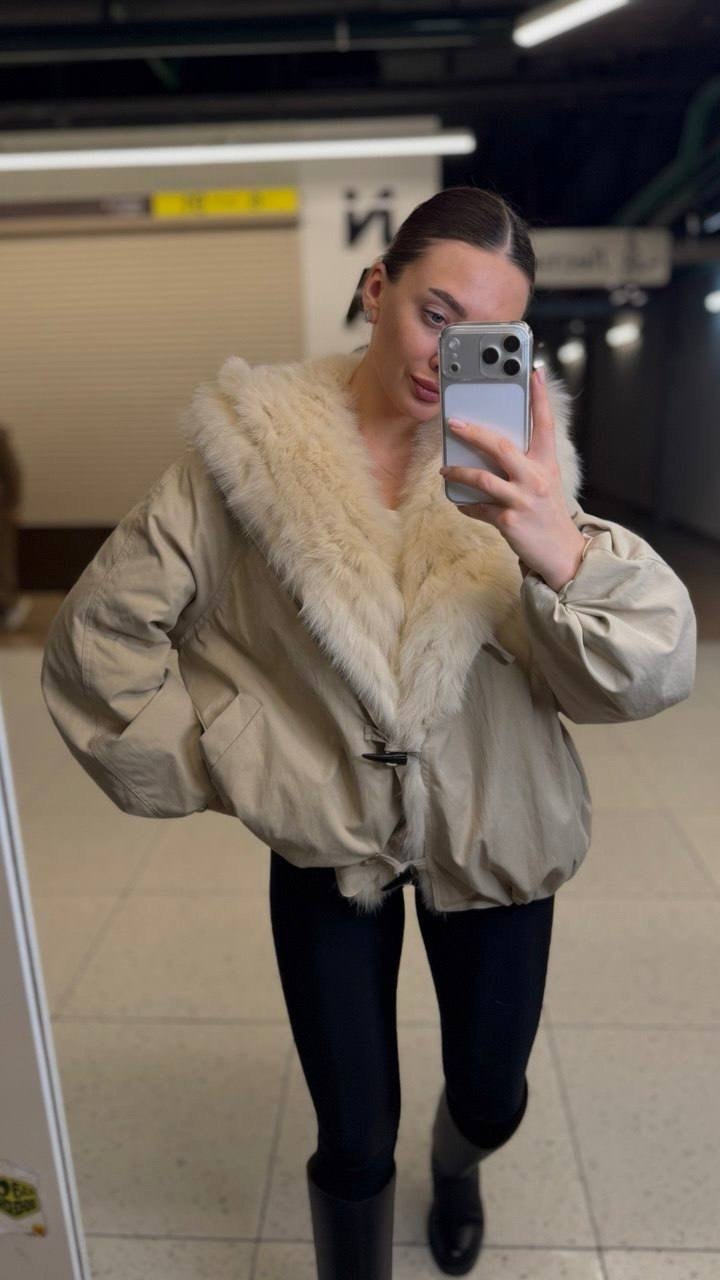 куртка с меховым подкладом женская,куртка женская,куртка,парка женская,куртка женская бежевая