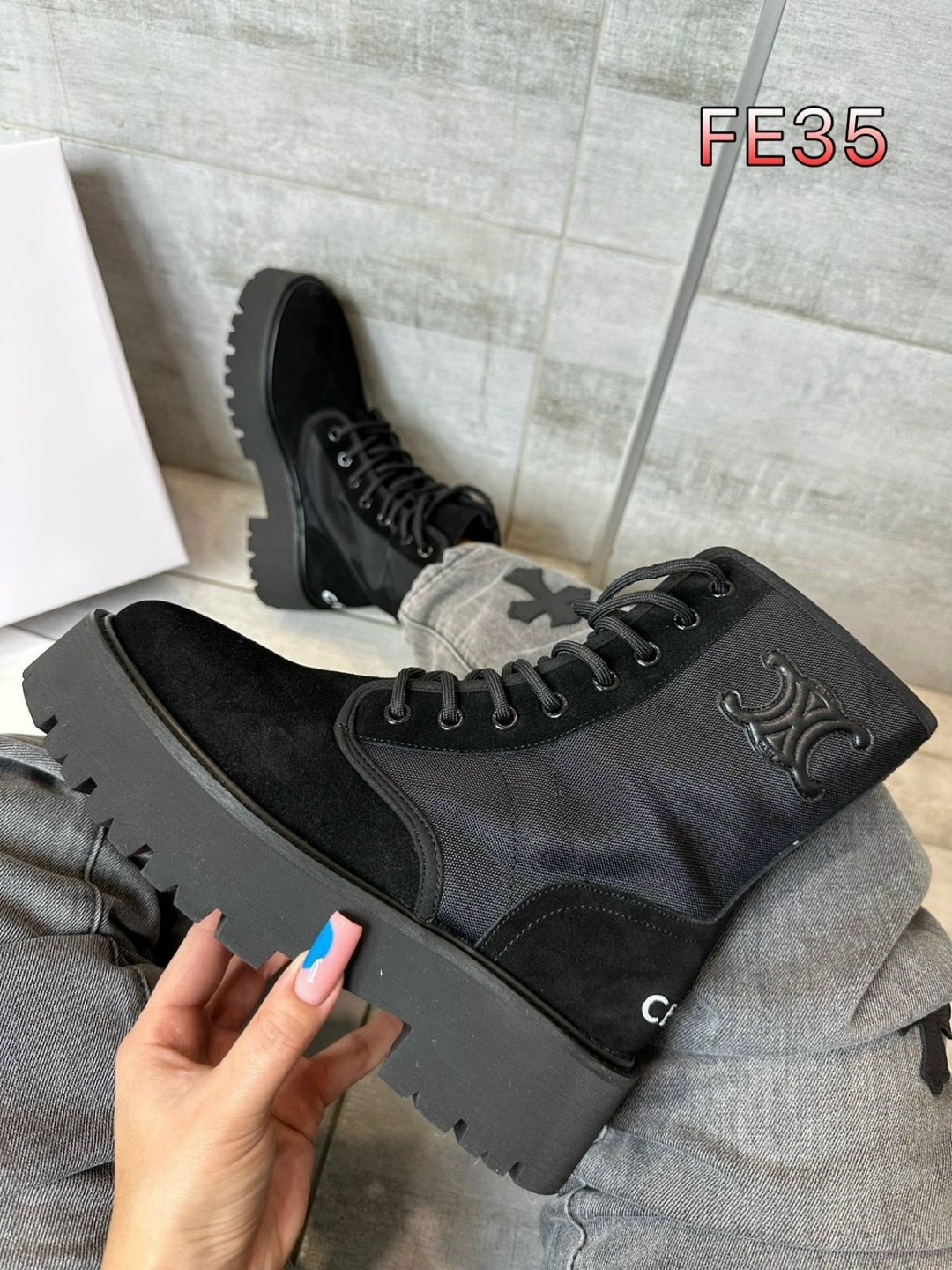 ботинки celine,ботинки женские celine, no149,ботинки,