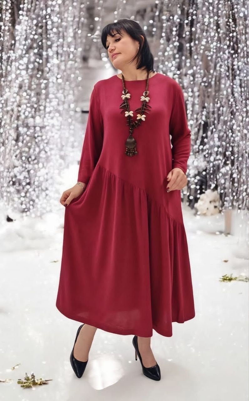 платье,платье женщин,бордовое платье,платье большие размеры,стильное платье