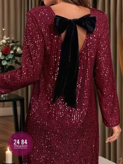 платье с пайетками,платье с блестками,платье,бордовое платье с пайетками,новогоднее платье с пайетками