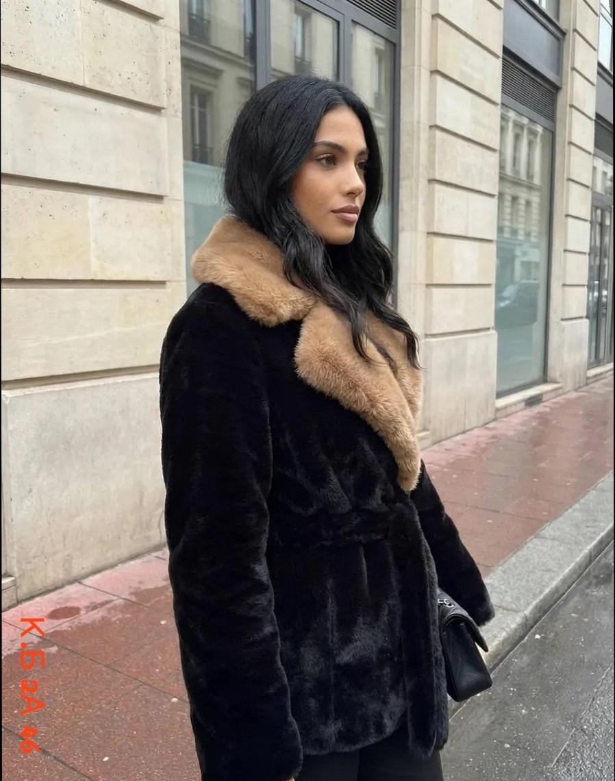 шуба искусственная зимняя экошуба hava royc,шуба короткая,норковая шуба,шуба из экомеха,искуственная шубка под норку с английским воротником под пояс