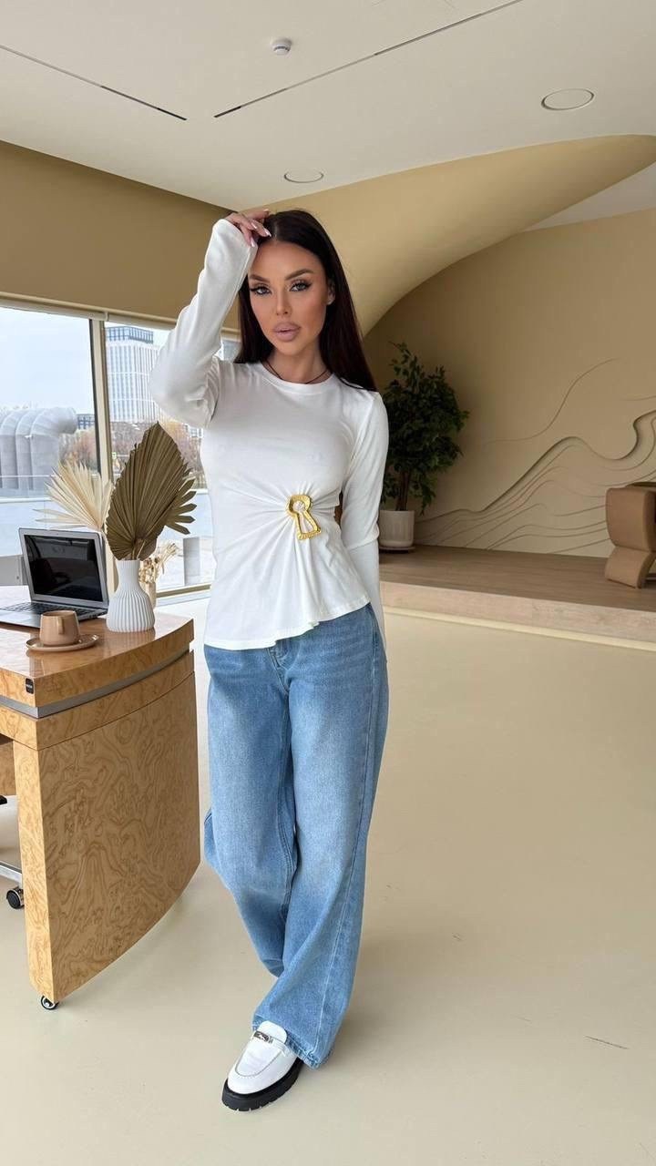 джинсы прямые с высокой посадкой kenzi,женская кофта,джинсы палаццо широкие,кофточка,трикотажные