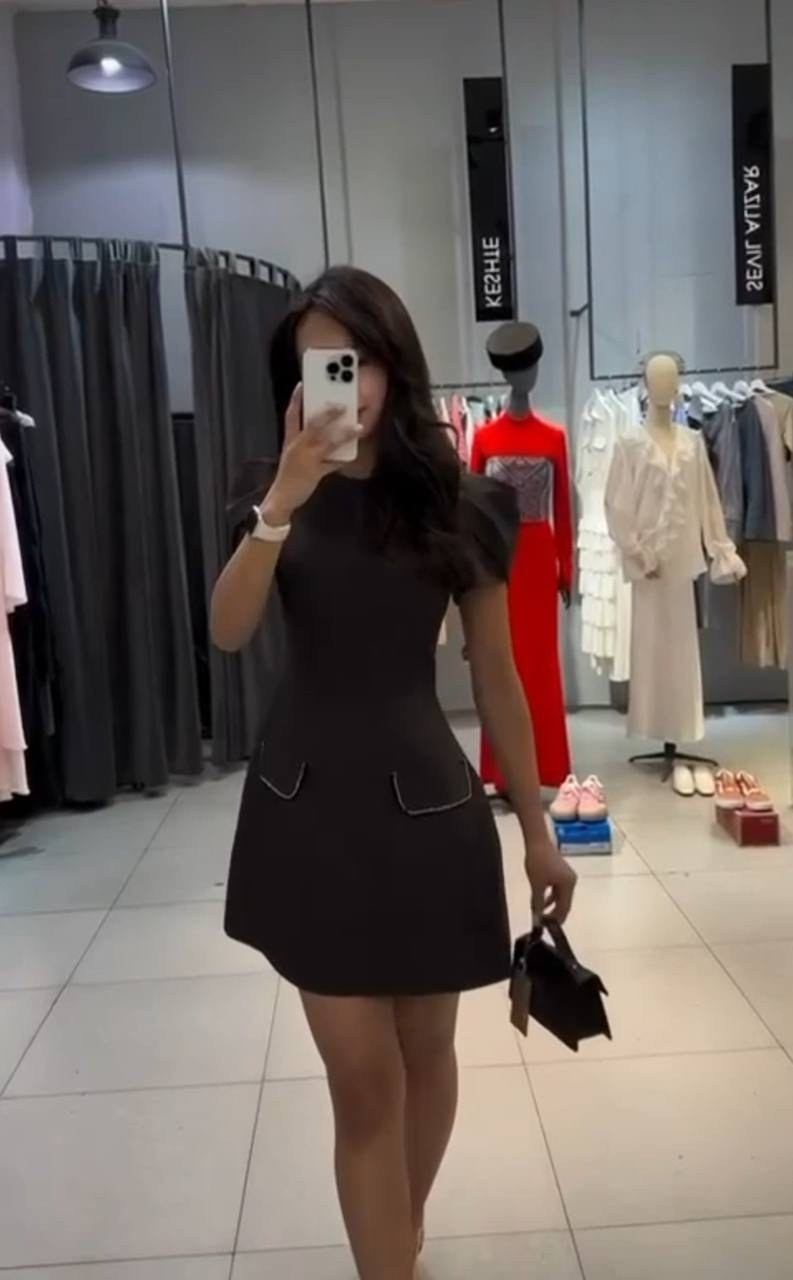 платье черное,платье с высокой талией,платье корейский стиль,платье,платье из неопрена черное короткое