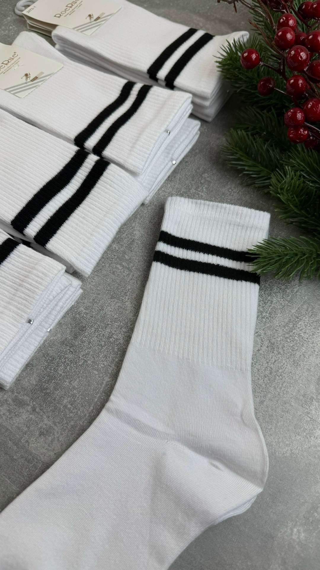 белые носки,комплект носки женские,комплект носков белый с полоской,носки пара,носки женские