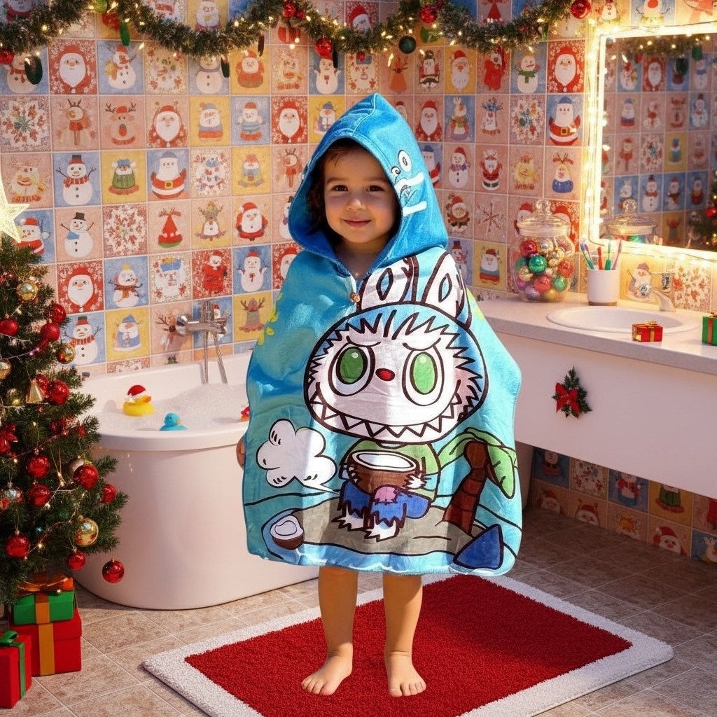 полотенце пончо с капюшоном детское,полотенце детское с капюшоном банное,полотенце с капюшоном,полотенце пончо с капюшоном,пончо детское