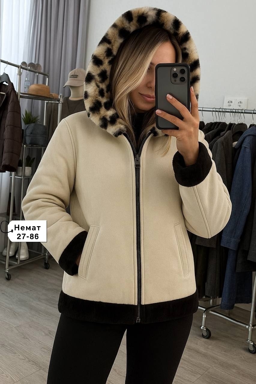 куртка дублёнка двухсторонняя экозамша экомех чебурашка bloom fashion 217654507,дубленка двусторонняя,дублёнка женская,демисезонная дубленка,дубленка двухсторонняя