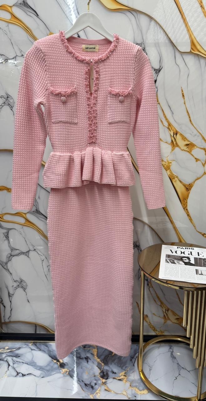 костюм трикотажный с юбкой макси emberens,трикотажный костюм с юбкой,вязаные костюмы,вязаный костюм с юбкой,женские костюмы с юбкой