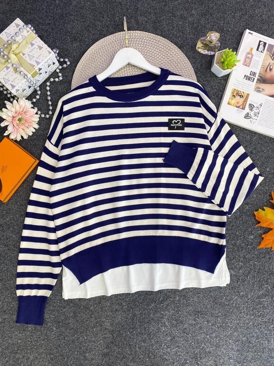 трикотажный джемпер в полоску,кофта женская,джемпер в полоску,кофта свитер женский,стильный джемпер